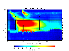 Small image of dynamic spectrum illustrating type 3 radio burst.  The link is a large version of the spectrum.